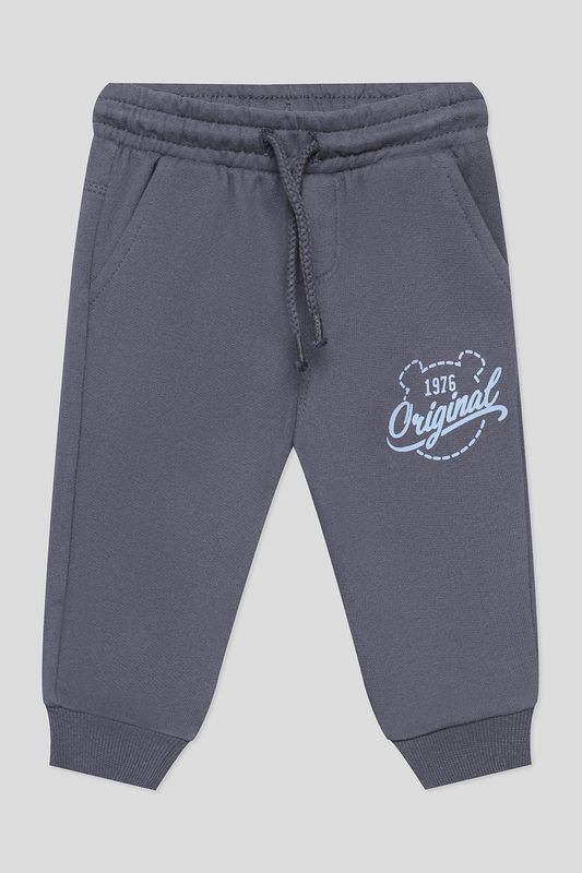 Брюки хлопковые на кулиске с принтом Fagottino