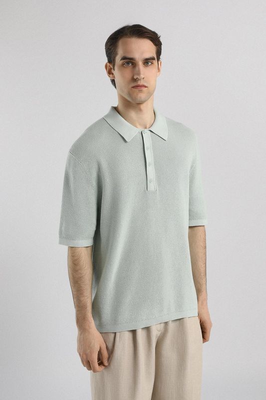 Поло вязаное хлопковое Calvin Klein Jeans