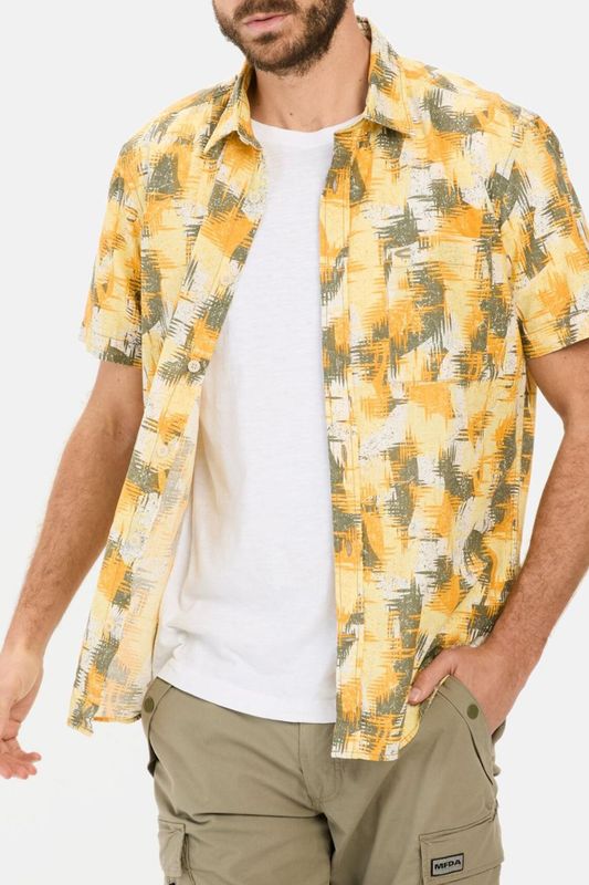Рубашка хлопковая с коротким рукавом Camel Active Apparel