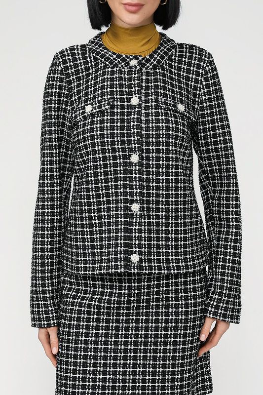 Жакет букле в клетку More&More