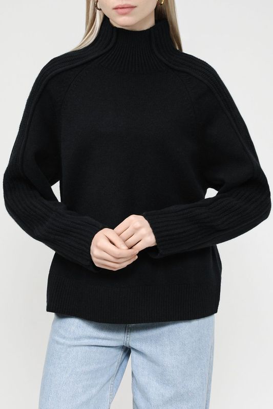 Шерстяной свитер текстурной вязки Calvin Klein