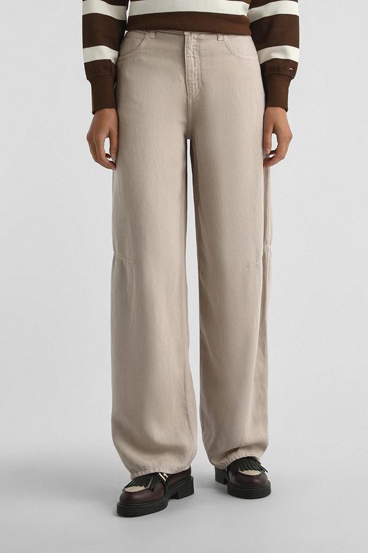 Брюки прямого кроя EMPORIO ARMANI