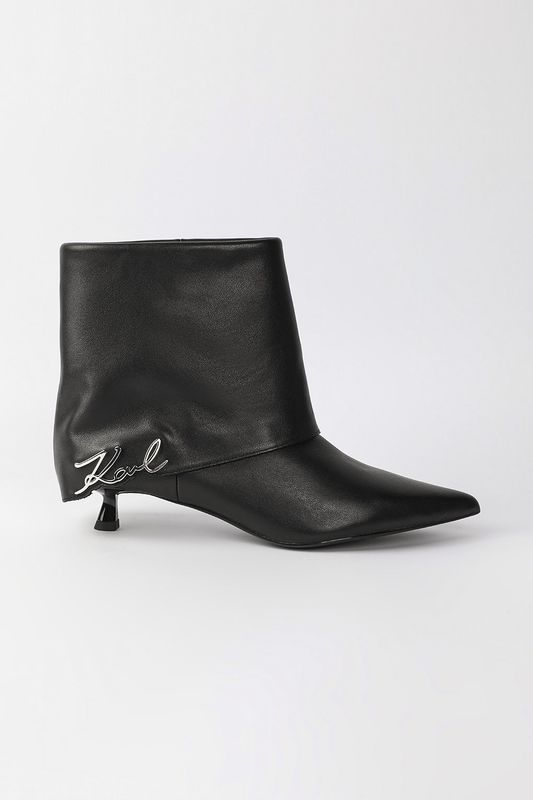 Ботильоны кожаные Karl Lagerfeld