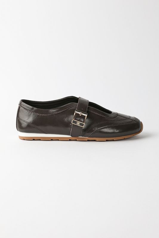 Туфли кожаные с пряжкой Tommy Hilfiger