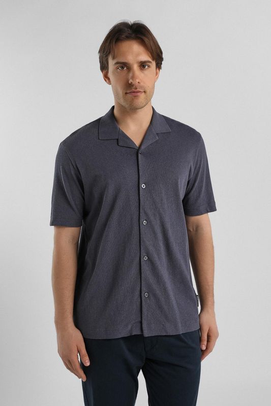 Рубашка хлопковая с коротким рукавом Marc O'Polo