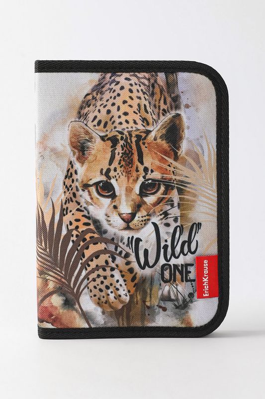 Пенал с принтом Wild Cat ErichKrause