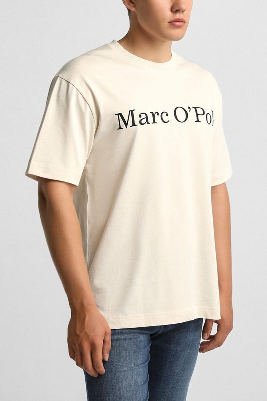 Футболка хлопковая с логотипом Marc O'Polo