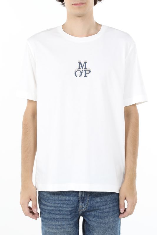 Футболка хлопковая с логотипом Marc O'Polo