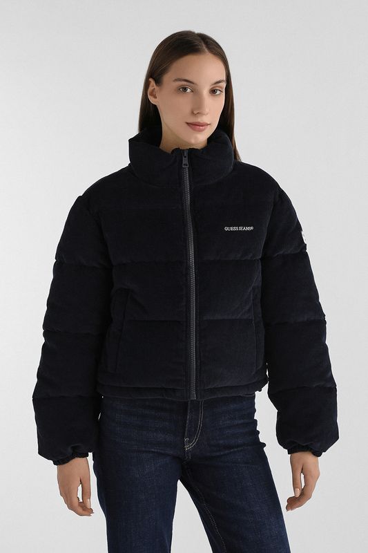 Куртка утепленная с воротником стойкой укороченная Guess Jeans