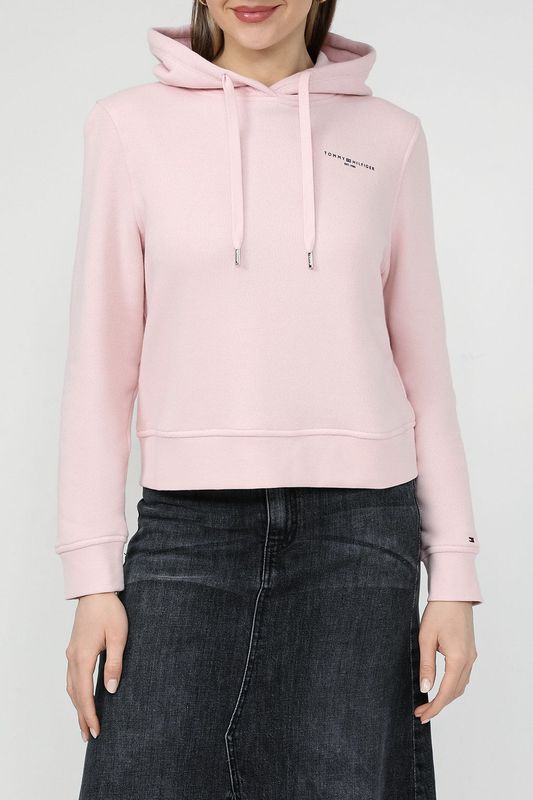 Худи хлопковое с логотипом Tommy Hilfiger
