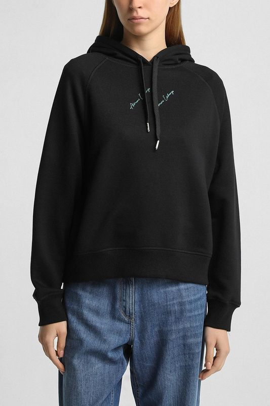 Худи хлопковое Armani Exchange