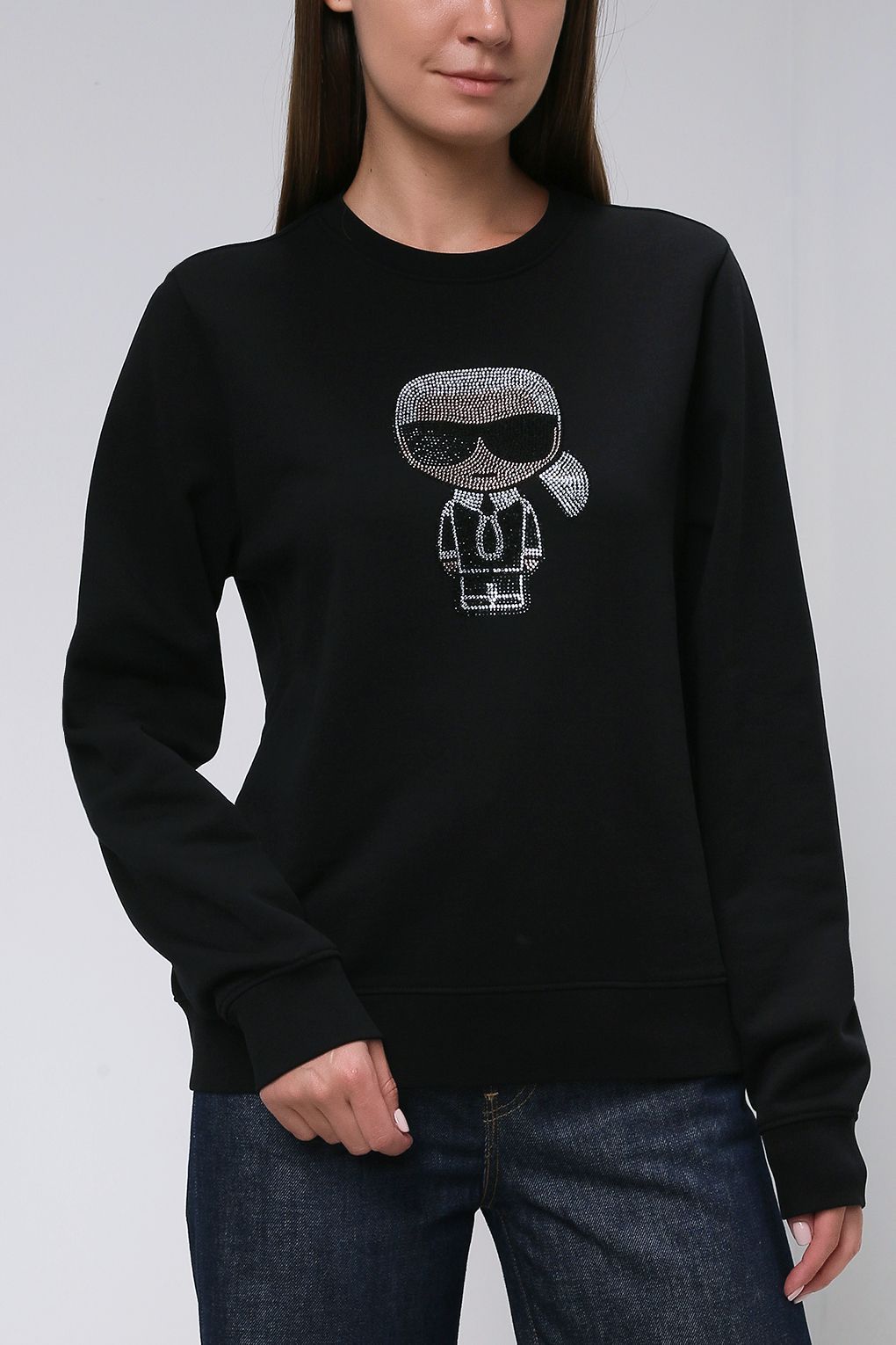 Karl Lagerfeld Свитшот с фирменным принтом Karl Lagerfeld Свитшот с фирменным принтом