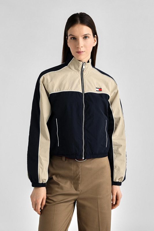 Куртка с воротником стойкой укороченного кроя Tommy Jeans