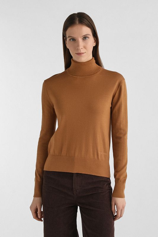 Водолазка вязаная с высоким воротником Calvin Klein