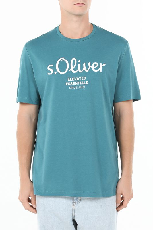 Футболка хлопковая с логотипом s.Oliver