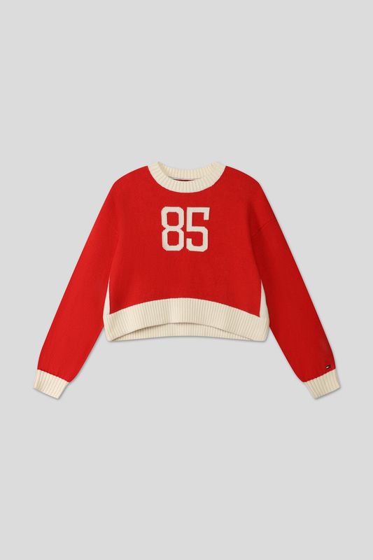 Джемпер хлопковый укороченный Tommy Hilfiger