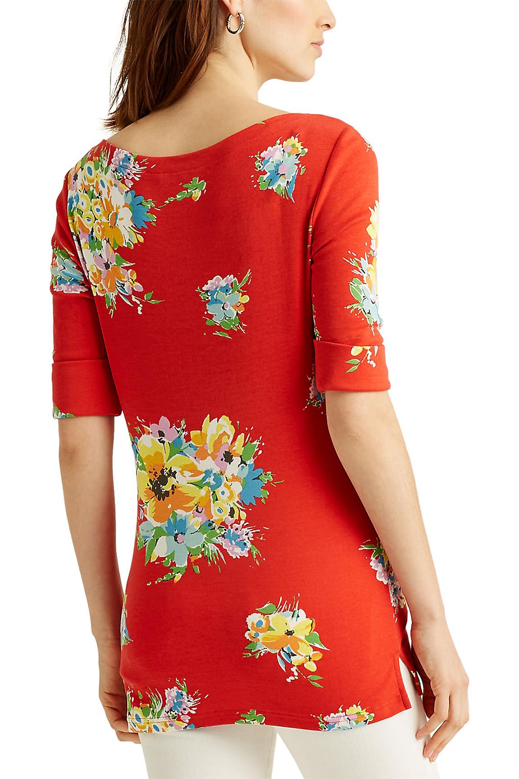 Lauren Ralph Lauren Футболка с цветочным принтом Lauren Ralph Lauren Футболка с цветочным принтом