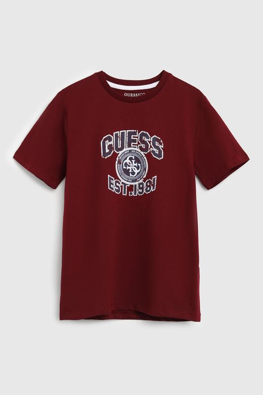 Футболка хлопковая с логотипом Guess
