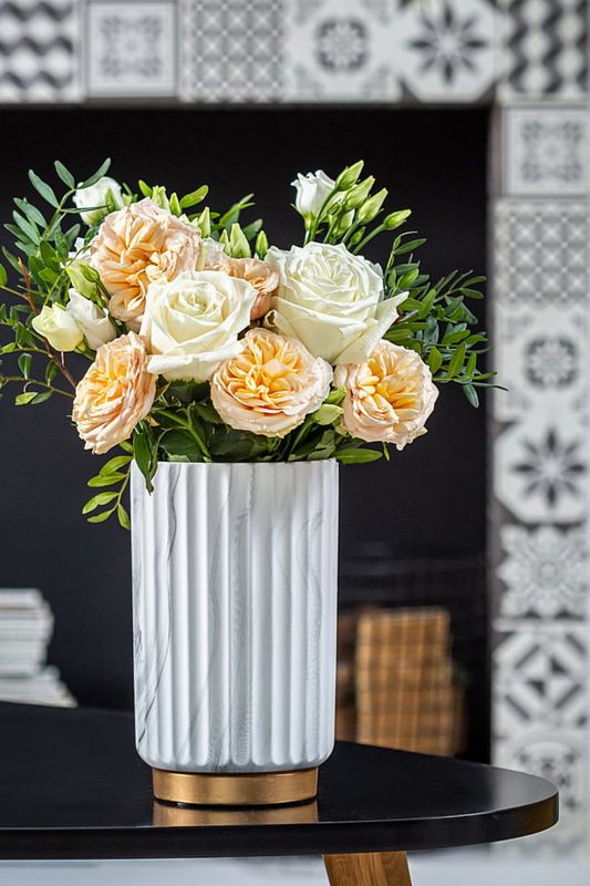 Ваза керамическая с принтом Модерн MANDARIN DECOR
