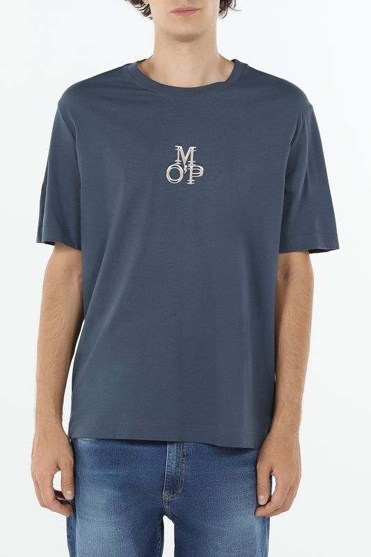 Футболка хлопковая с логотипом Marc O'Polo