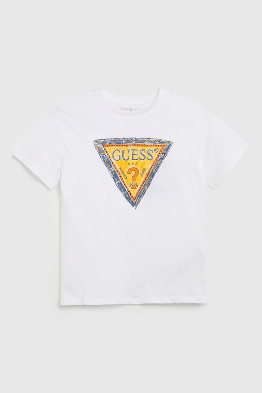 Майка хлопковая с логотипом Guess