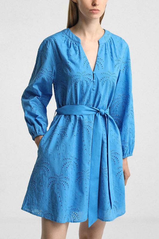 Платье хлопковое с шитьем Desigual