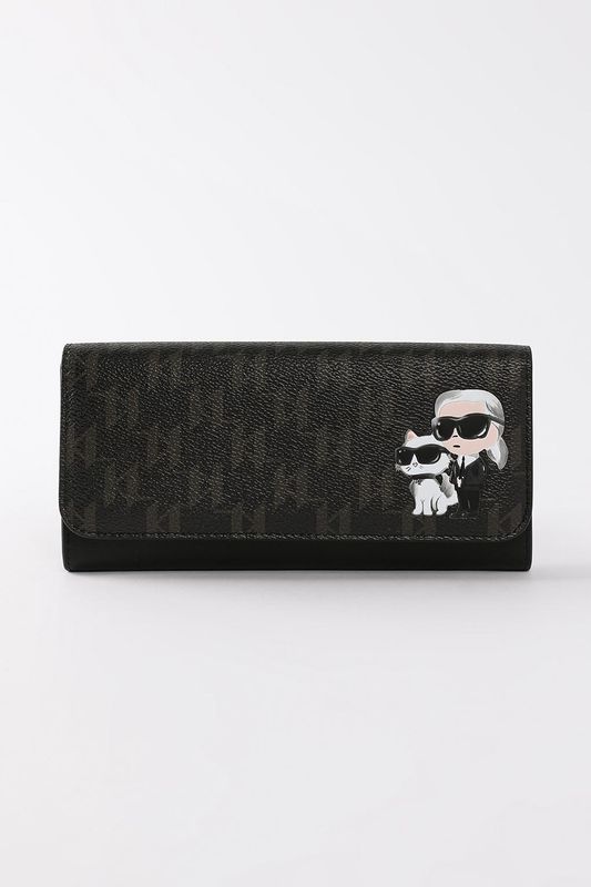 Кошелек с монограммой логотипа Ikon Karl Lagerfeld