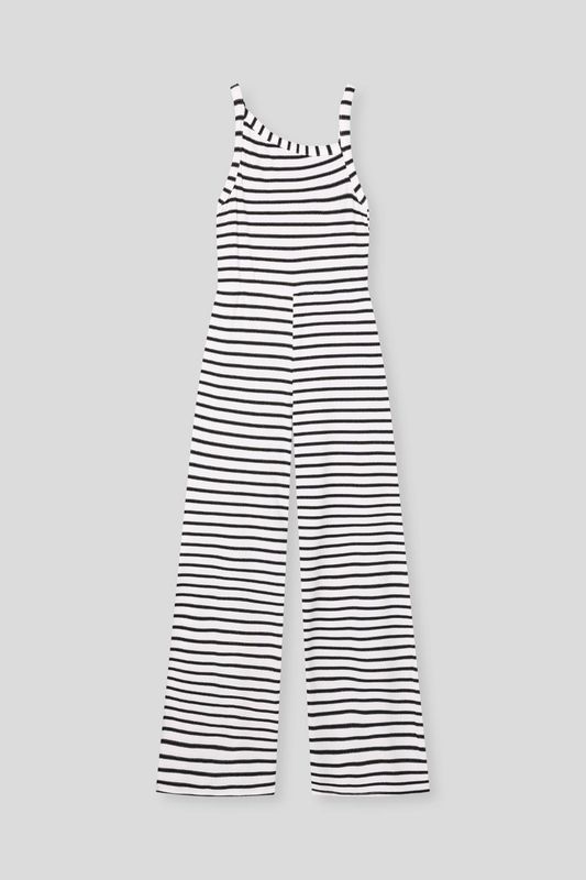 Комбинезон трикотажный в полоску Mayoral