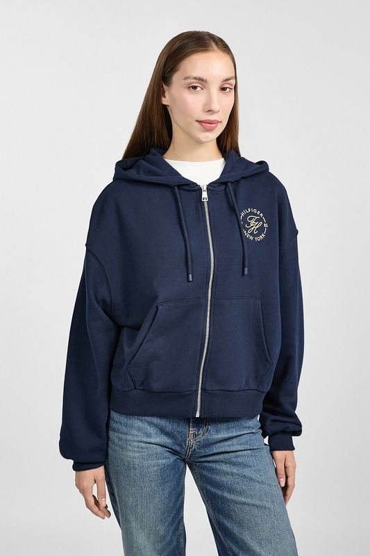 Толстовка на молнии с капюшоном Tommy Hilfiger