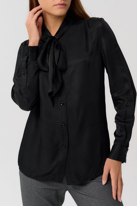 Блуза с бантом ELEGANZZA