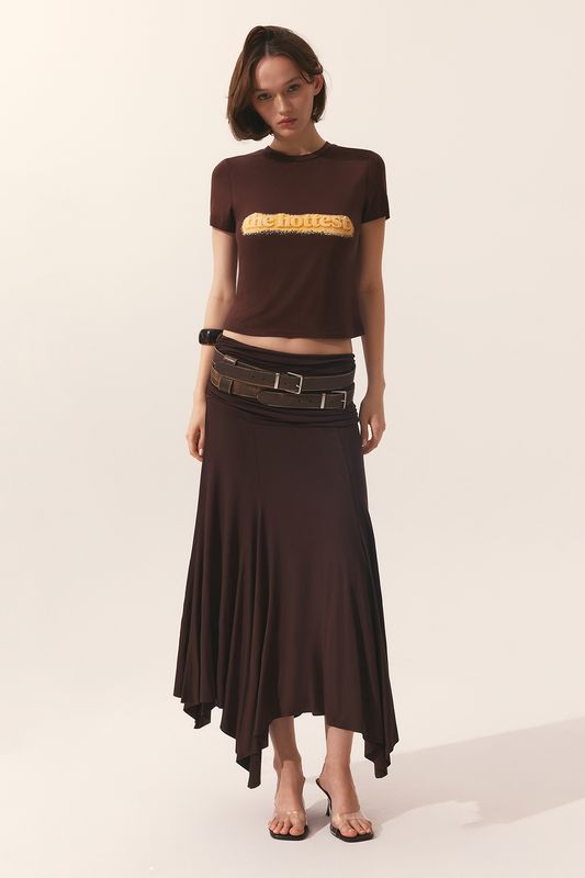 Футболка из вискозы TOPTOP