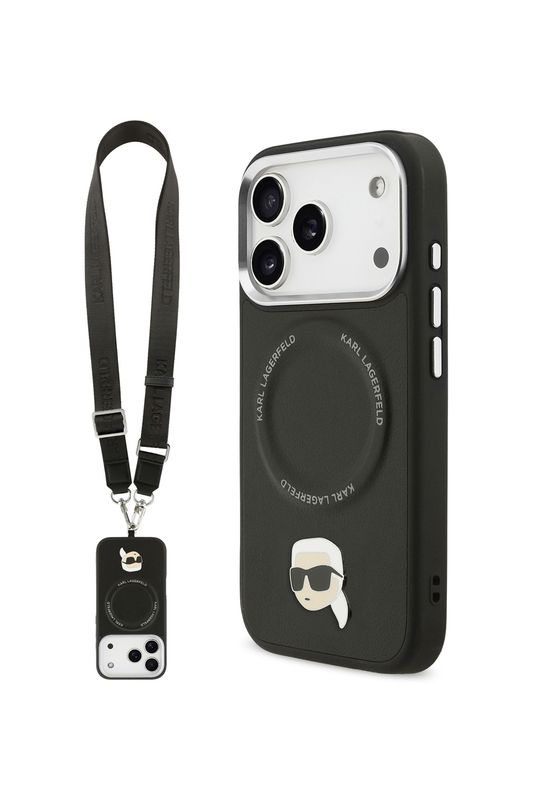 Чехол для iPhone 17 Pro с MagSafe Karl Lagerf...