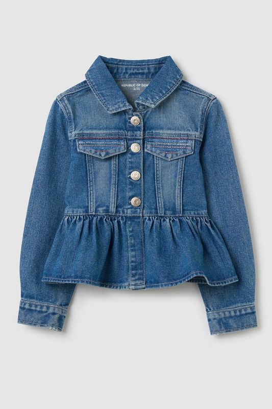 Куртка джинсовая с воланом Republic of Denim