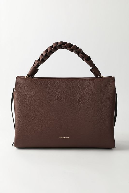 Сумка сэтчел кожаная Boheme Grana Double Coccinelle