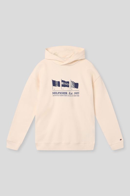 Худи хлопковое с логотипом Tommy Hilfiger