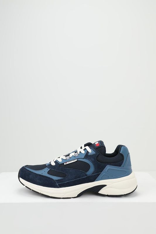 Кроссовки кожаные с логотипом Tommy Hilfiger