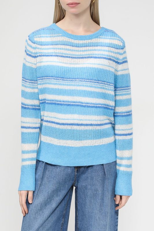 Джемпер в полоску из смесовой шерсти Comma