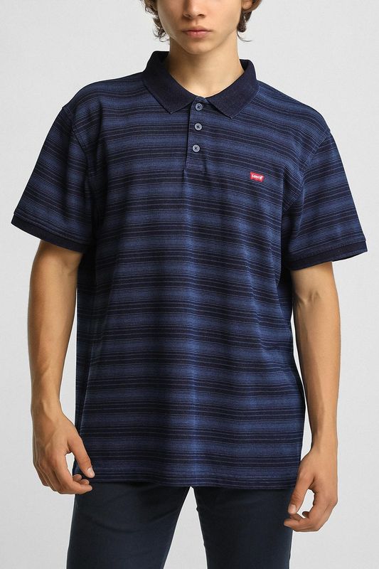 Поло хлопковое в полоску LEVI'S