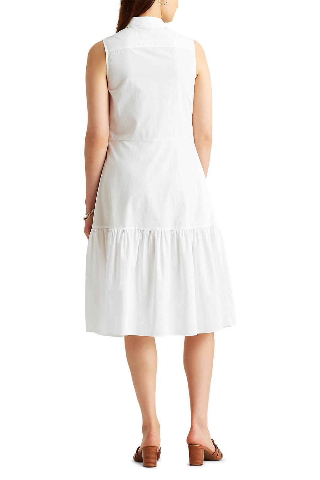 Lauren Ralph Lauren Платье-рубашка с вышивкой ришелье Lauren Ralph Lauren Платье-рубашка с вышивкой ришелье