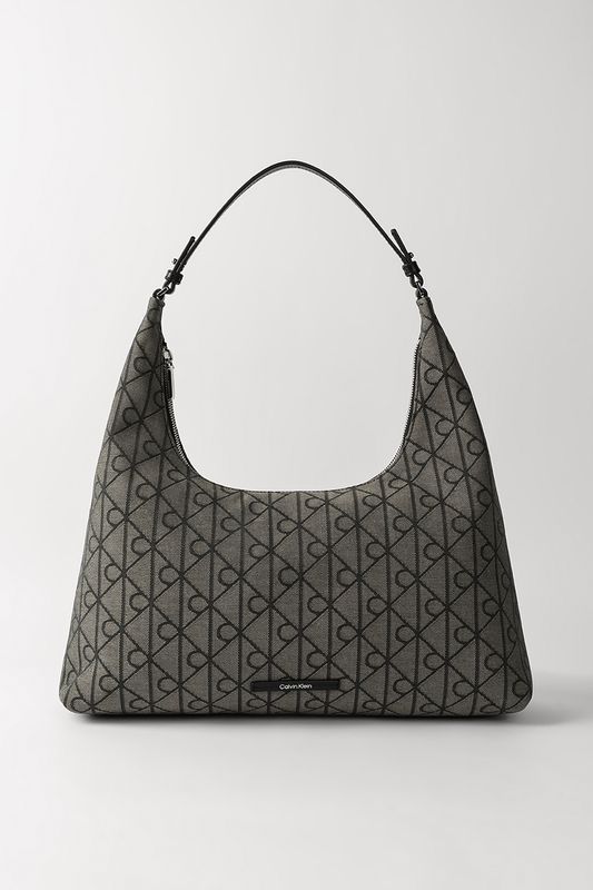 Сумка хобо с принтом Emblem Jacquard Calvin Klein
