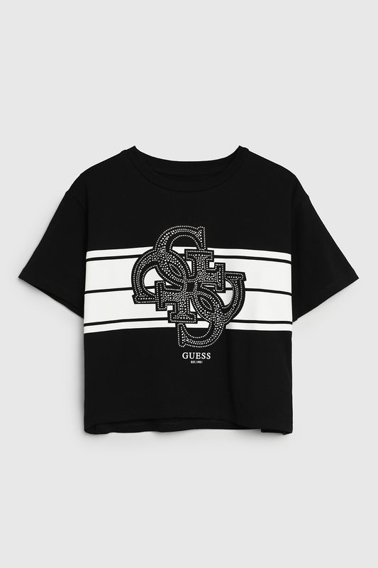 Футболка хлопковая с принтом Guess