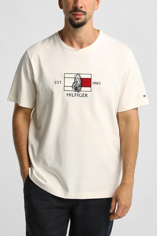 Футболка хлопковая с логотипом Tommy Hilfiger
