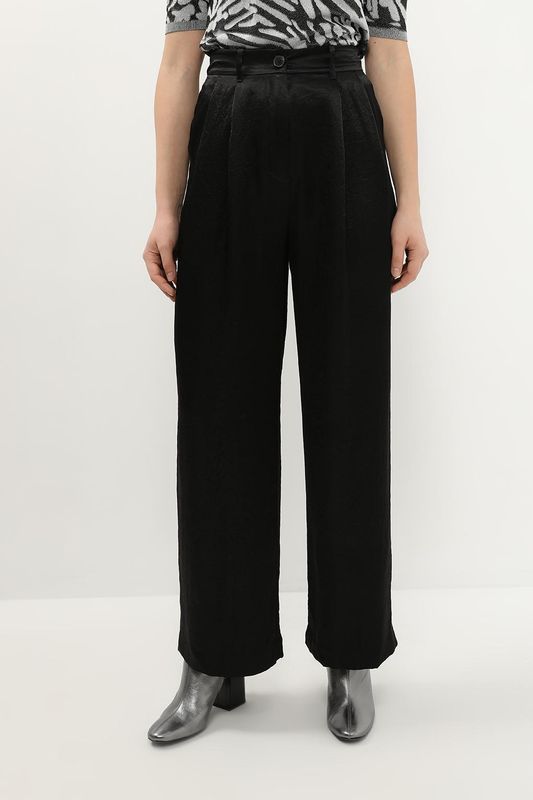 Брюки атласные с защипами Marc O'Polo