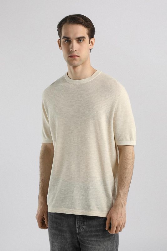 Джемпер хлопковый с коротким рукавом Marc O'Polo