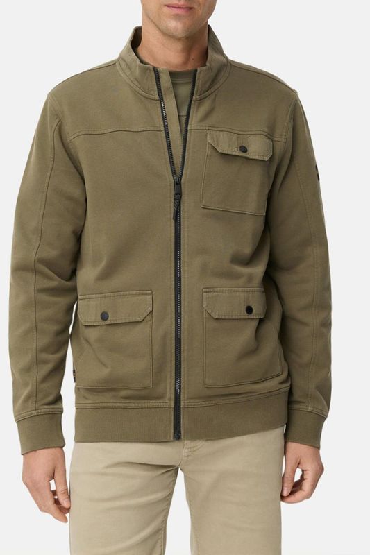 Толстовка хлопковая на молнии с карманами Camel Active Apparel