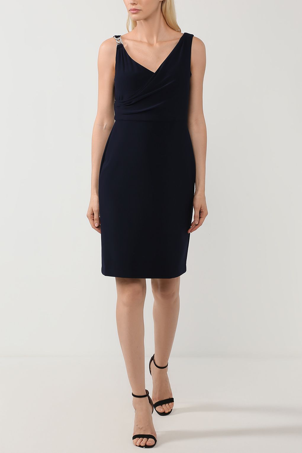 Lauren Ralph Lauren Платье с акцентом на плече Lauren Ralph Lauren Платье с акцентом на плече