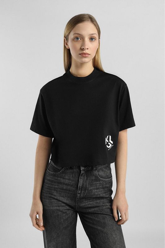 Футболка укороченная Karl Lagerfeld Jeans