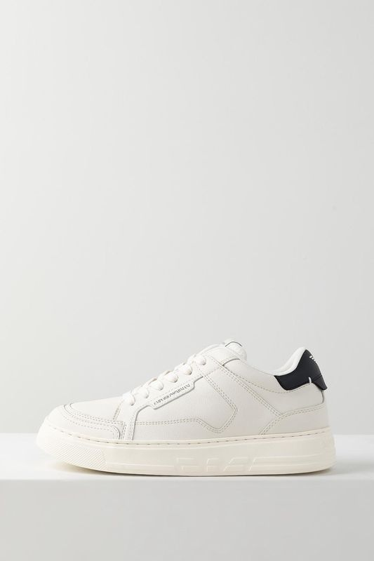 Кеды кожаные EMPORIO ARMANI
