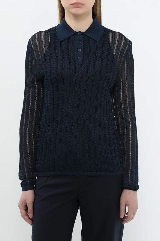 Поло вязаное ажурное Tommy Hilfiger