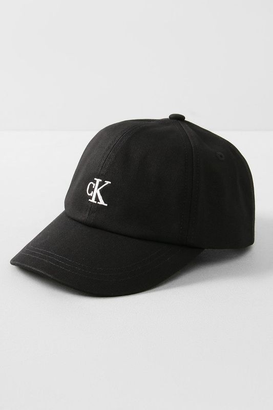 Хлопковая кепка с монограммой бренда Calvin Klein Jeans